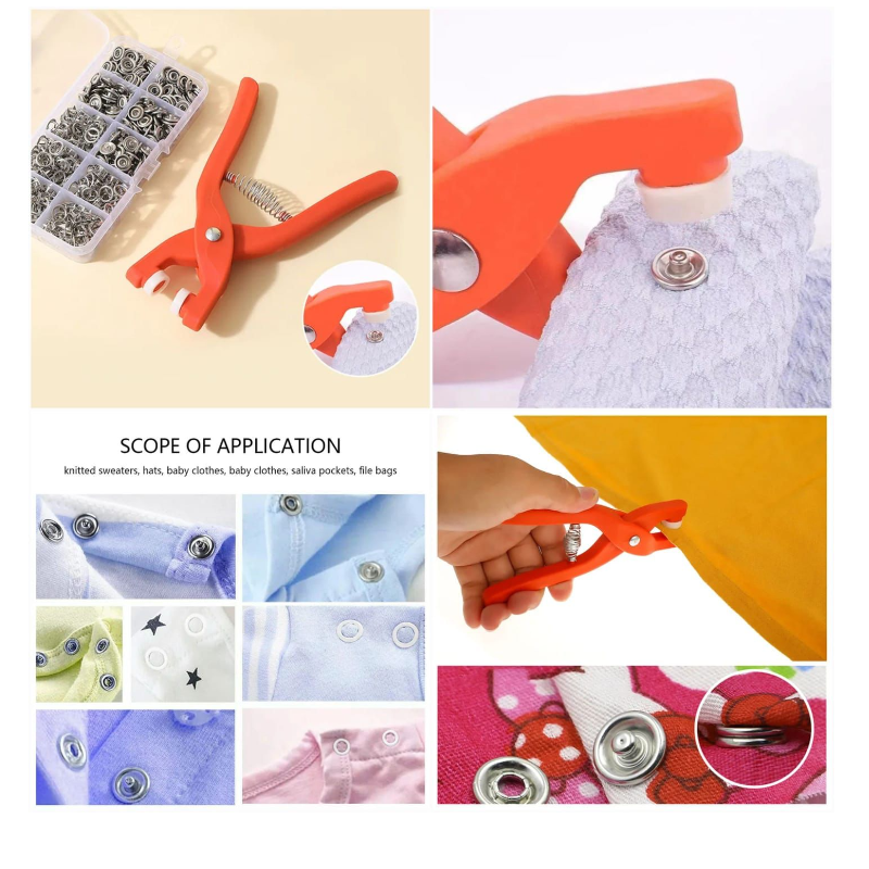 Button Press Tool For All Cloths With 25 Buttons. Main Image